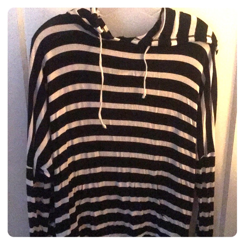 Striped hoodie
